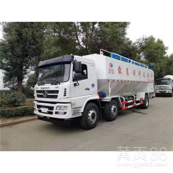 江淮格爾發(fā)小三軸短軸飼料車(chē) 漂亮大氣的散裝飼料運(yùn)輸利器